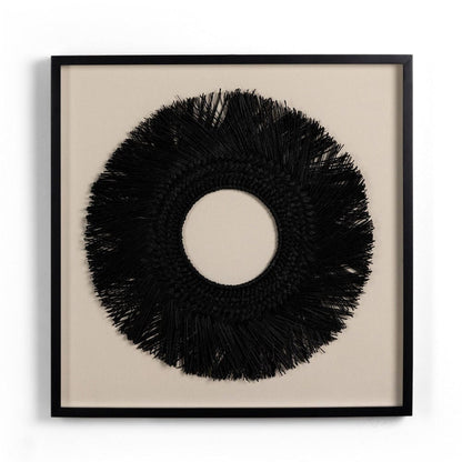 Four Hands - Ari Framed Seagrass Object - Black 1.5 Maple - 229913-001 view 1