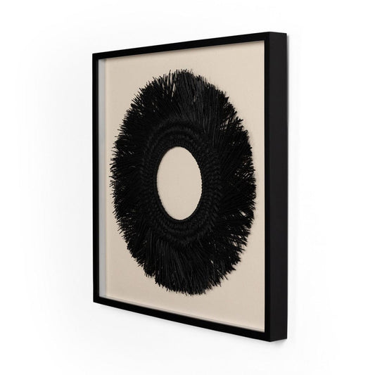 Four Hands - Ari Framed Seagrass Object - Black 1.5 Maple - 229913-001 view 2