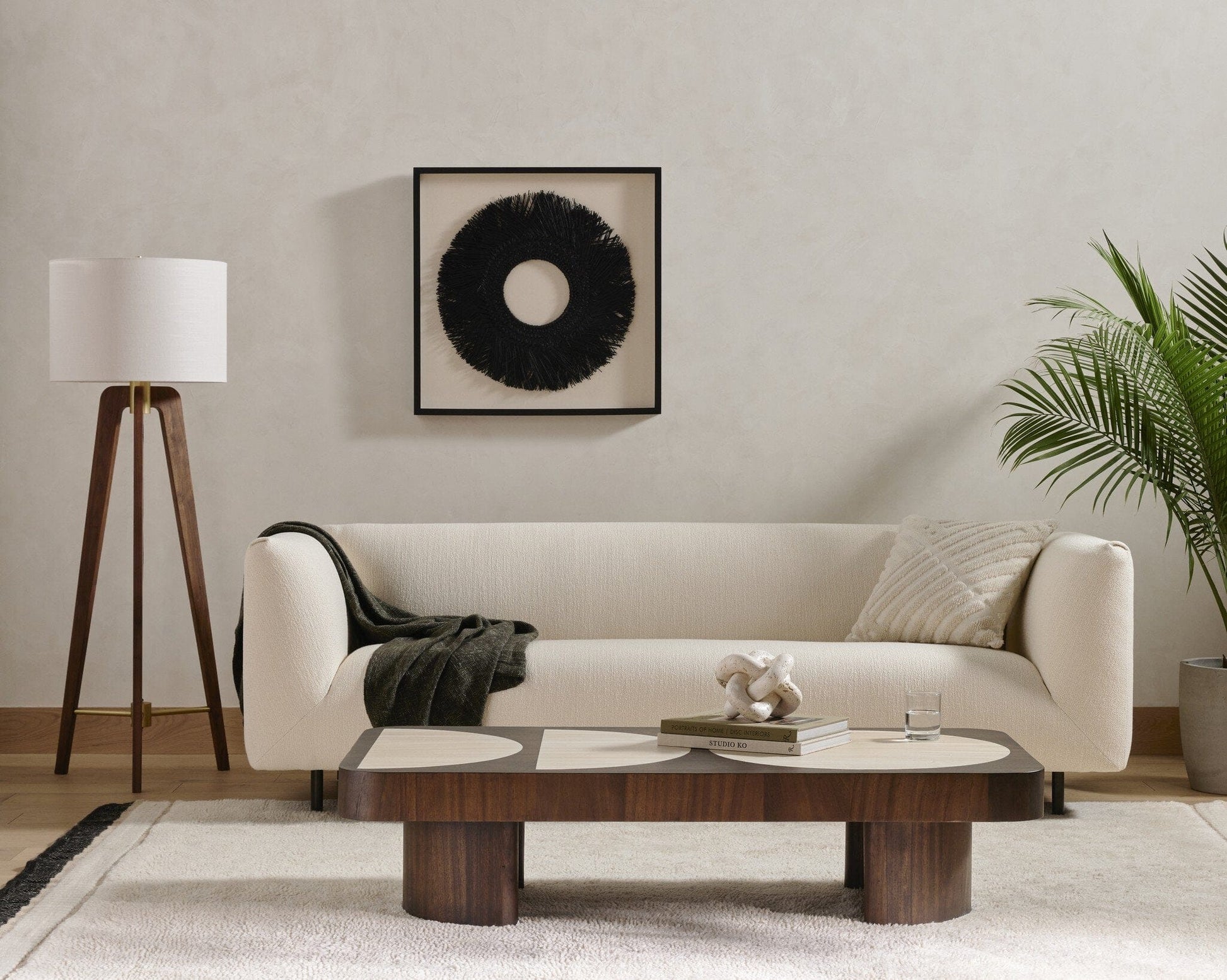 Four Hands - Ari Framed Seagrass Object - Black 1.5 Maple - 229913-001 view 6
