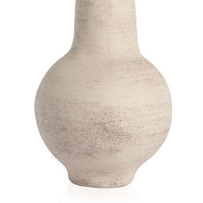 Four Hands - Arid Round Vase - Distressed Cream - 232030-001 veiw 4