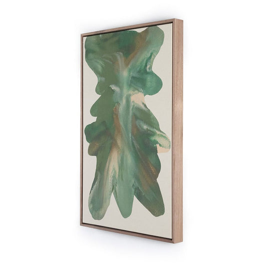 Four Hands - Art Studio - Rorschach Forrest Diptych by Orfeo Quagliata - Rustic Walnut Floater - 239203-002_CLOSEOUT view 1