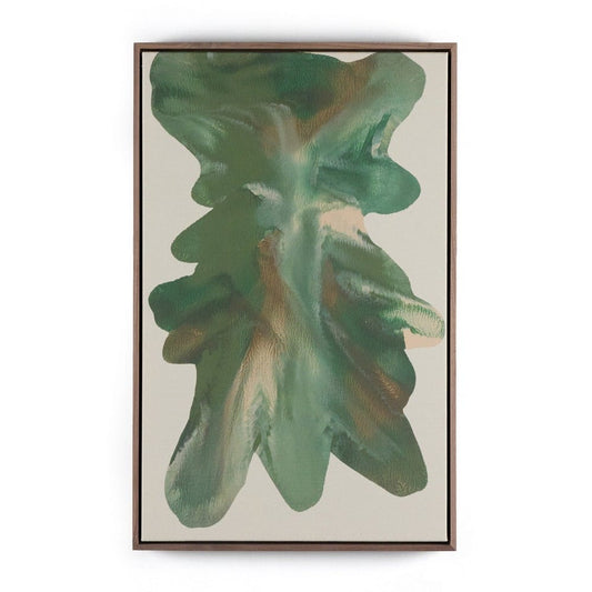 Four Hands - Art Studio - Rorschach Forrest Diptych by Orfeo Quagliata - Rustic Walnut Floater - 239203-002_CLOSEOUT view 2