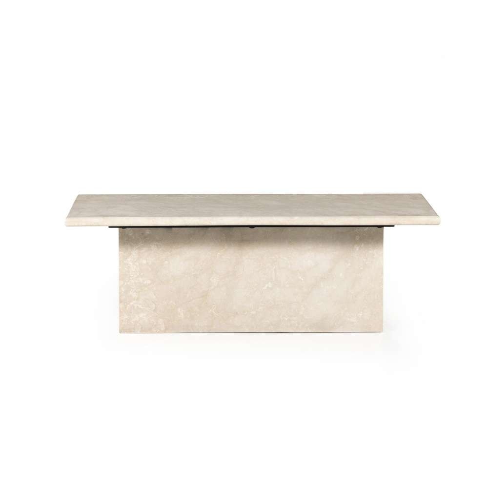 Four Hands - Arum Coffee Table - Cream Marble - 229610-001 veiw 2