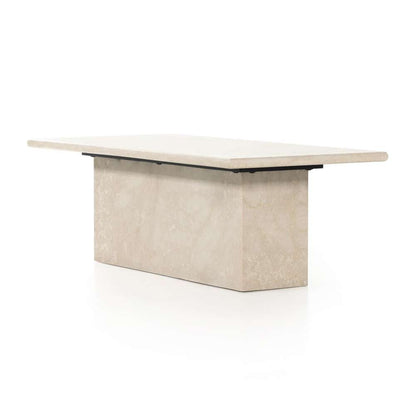 Four Hands - Arum Coffee Table - Cream Marble - 229610-001 veiw 6