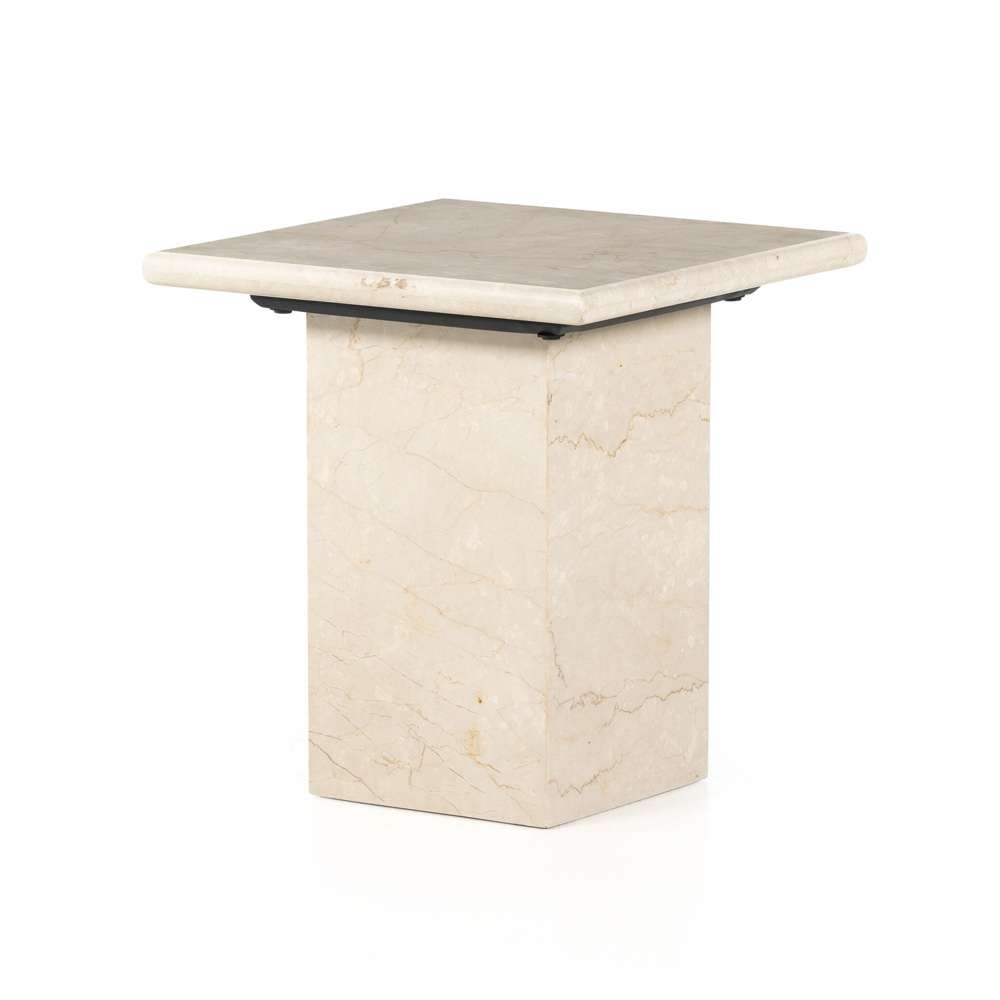 Four Hands - Arum End Table - Cream Marble - 229632-001 veiw 1