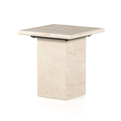 Four Hands - Arum End Table - Cream Marble - 229632-001 veiw 1