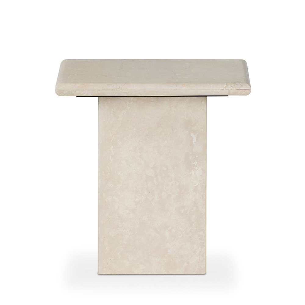 Four Hands - Arum End Table - Cream Marble - 229632-001 veiw 2