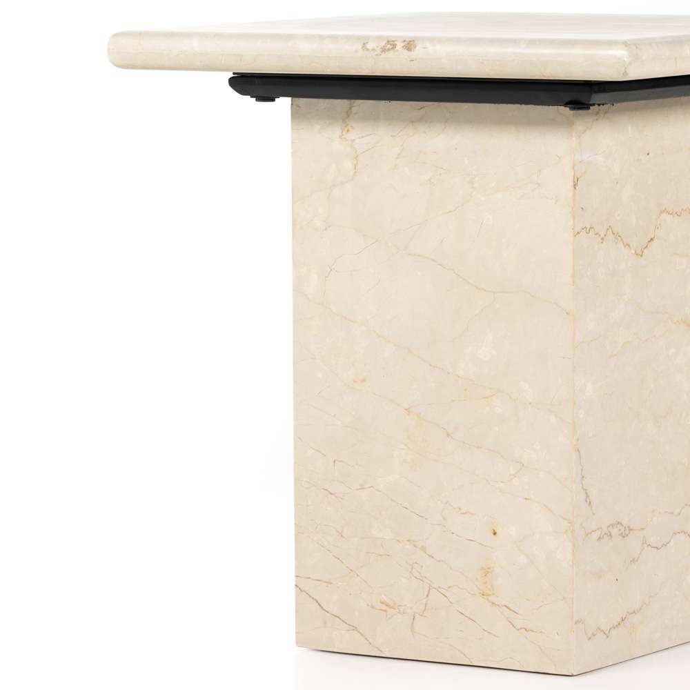 Four Hands - Arum End Table - Cream Marble - 229632-001 veiw 8