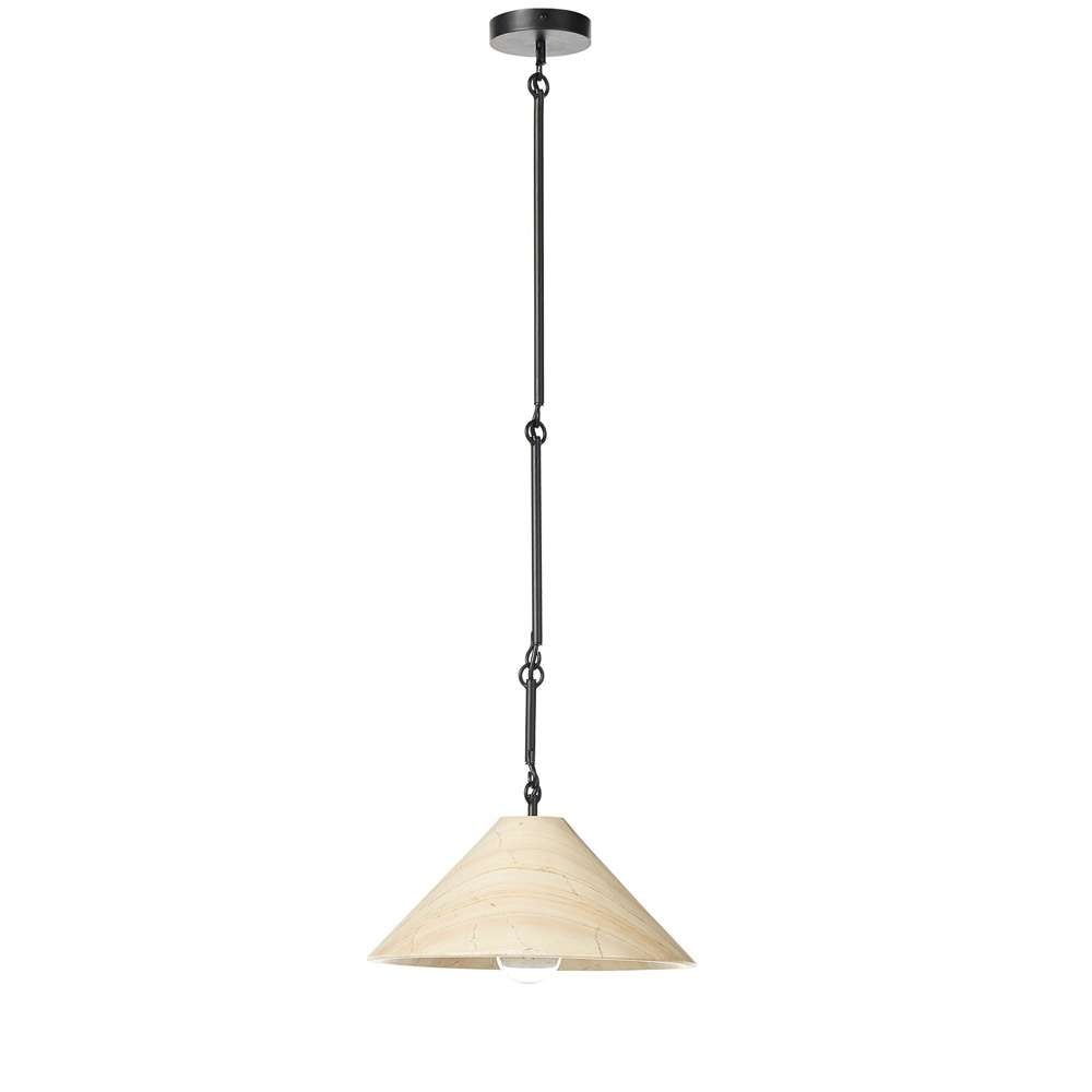 Four Hands - Asher - Concetta Pendant - Ecru Marble Solid - 237927-006 veiw 1