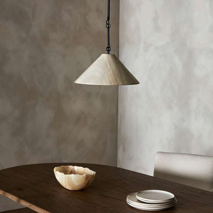 Four Hands - Asher - Concetta Pendant - Ecru Marble Solid - 237927-006 veiw 8