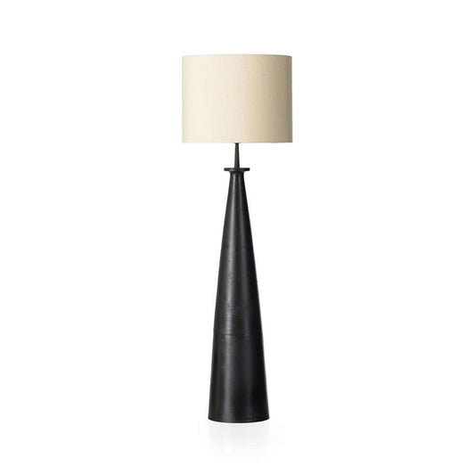 Four Hands - Asher - Innes Floor Lamp - Matte Black Cast - 225913-004 veiw 1