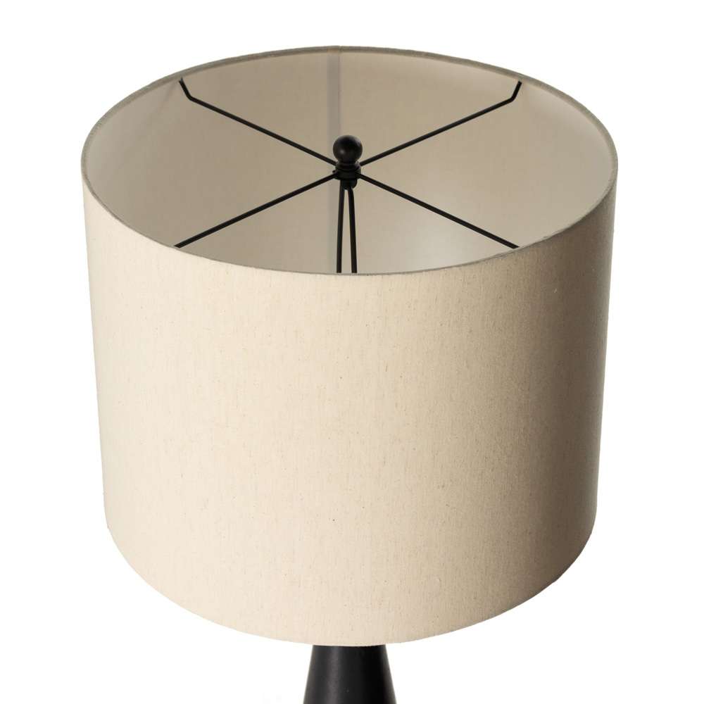 Four Hands - Asher - Innes Floor Lamp - Matte Black Cast - 225913-004 veiw 6