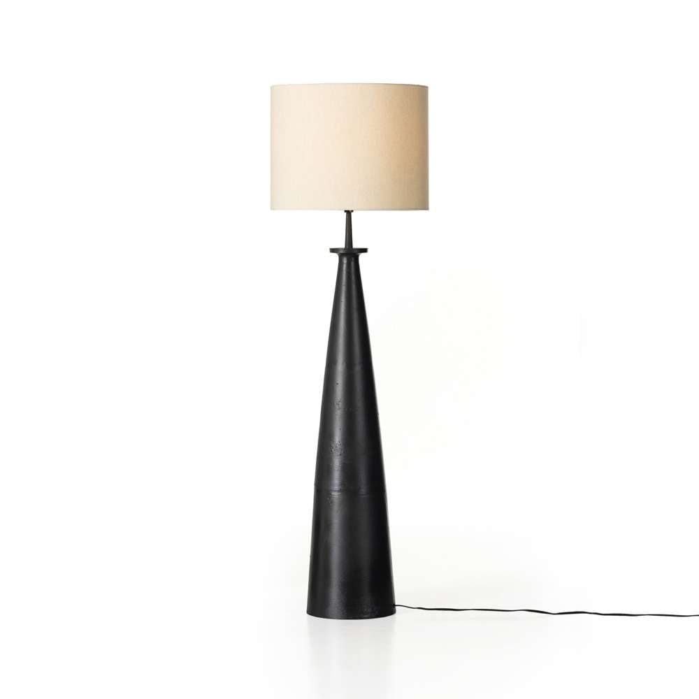 Four Hands - Asher - Innes Floor Lamp - Matte Black Cast - 225913-004 veiw 11