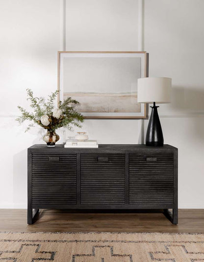 Four Hands - Asher - Innes Table Lamp - Matte Black Cast - 226721-004 veiw 8