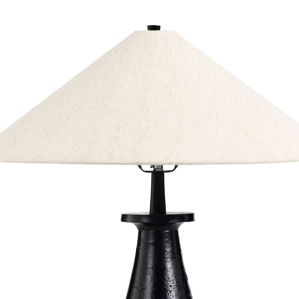 Four Hands - Asher - Innes Tapered Shade Table Lamp - Mtte Black - 231078-003 veiw 5