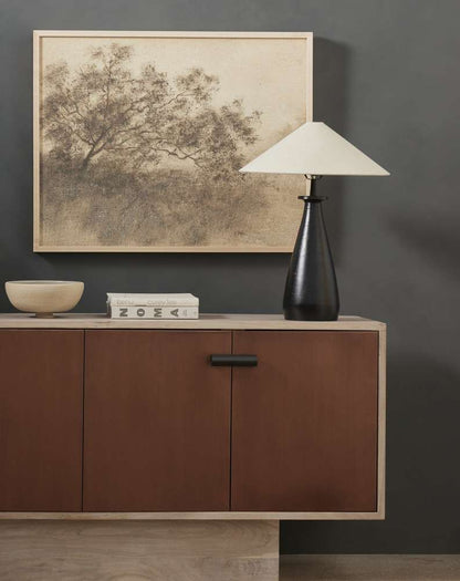 Four Hands - Asher - Innes Tapered Shade Table Lamp - Mtte Black - 231078-003 veiw 7