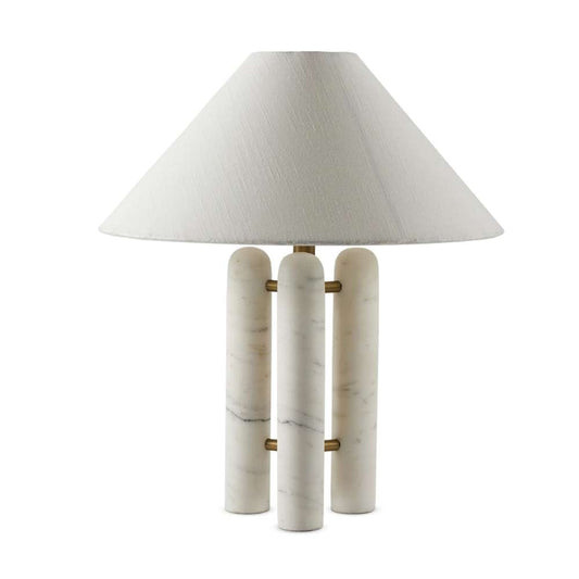 Four Hands - Asher - Medici Table Lamp-Chrcl And White Mrbl - 233066-004 veiw 1