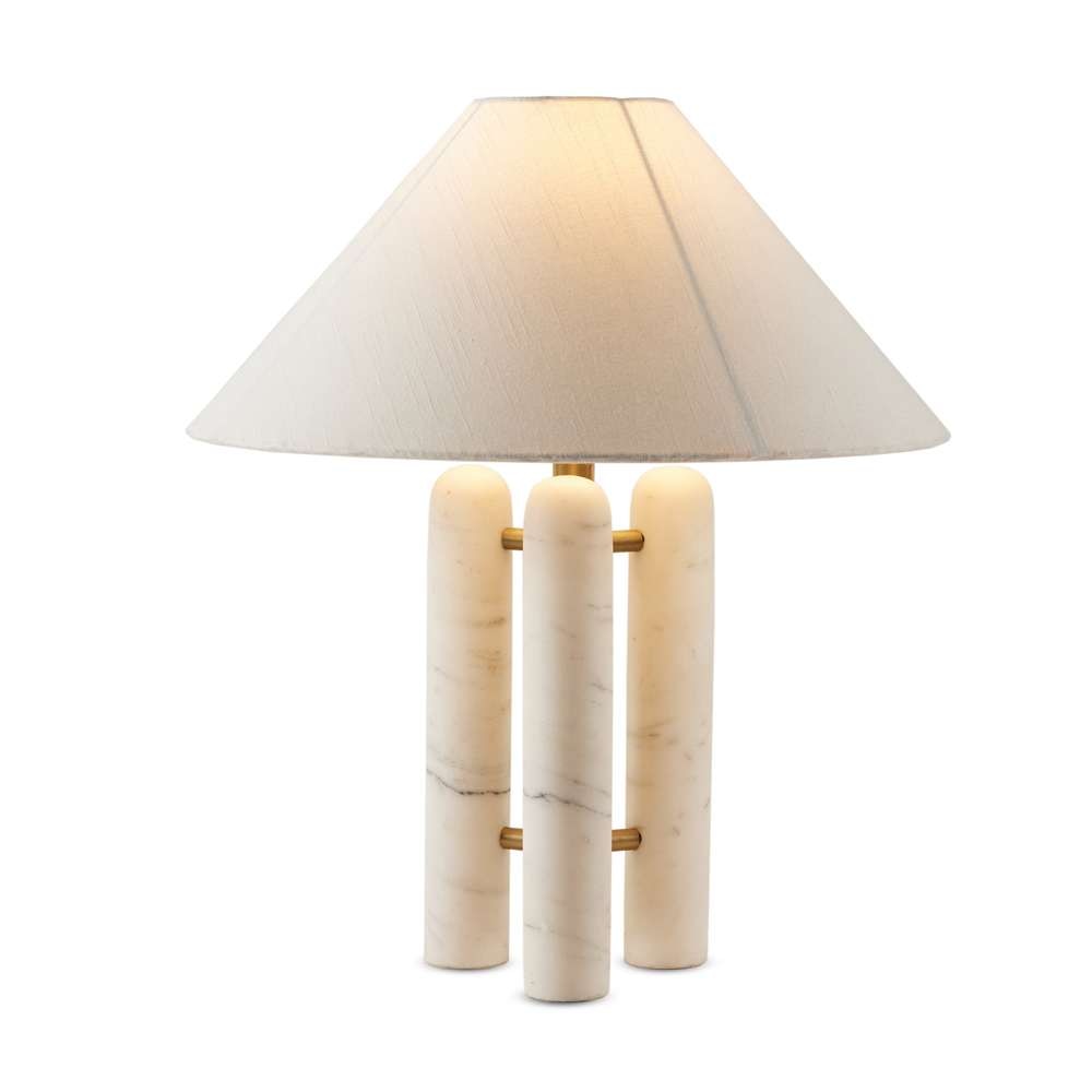 Four Hands - Asher - Medici Table Lamp-Chrcl And White Mrbl - 233066-004 veiw 3