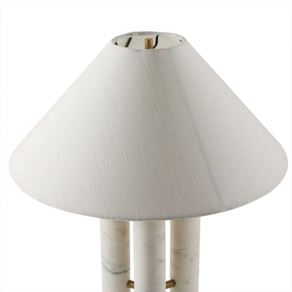 Four Hands - Asher - Medici Table Lamp-Chrcl And White Mrbl - 233066-004 veiw 4