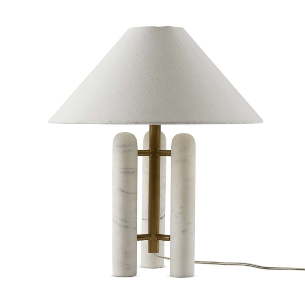Four Hands - Asher - Medici Table Lamp-Chrcl And White Mrbl - 233066-004 veiw 5