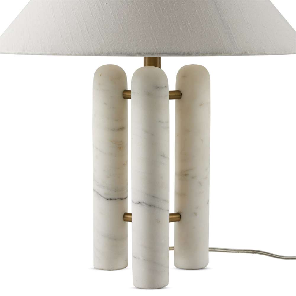 Four Hands - Asher - Medici Table Lamp-Chrcl And White Mrbl - 233066-004 veiw 9