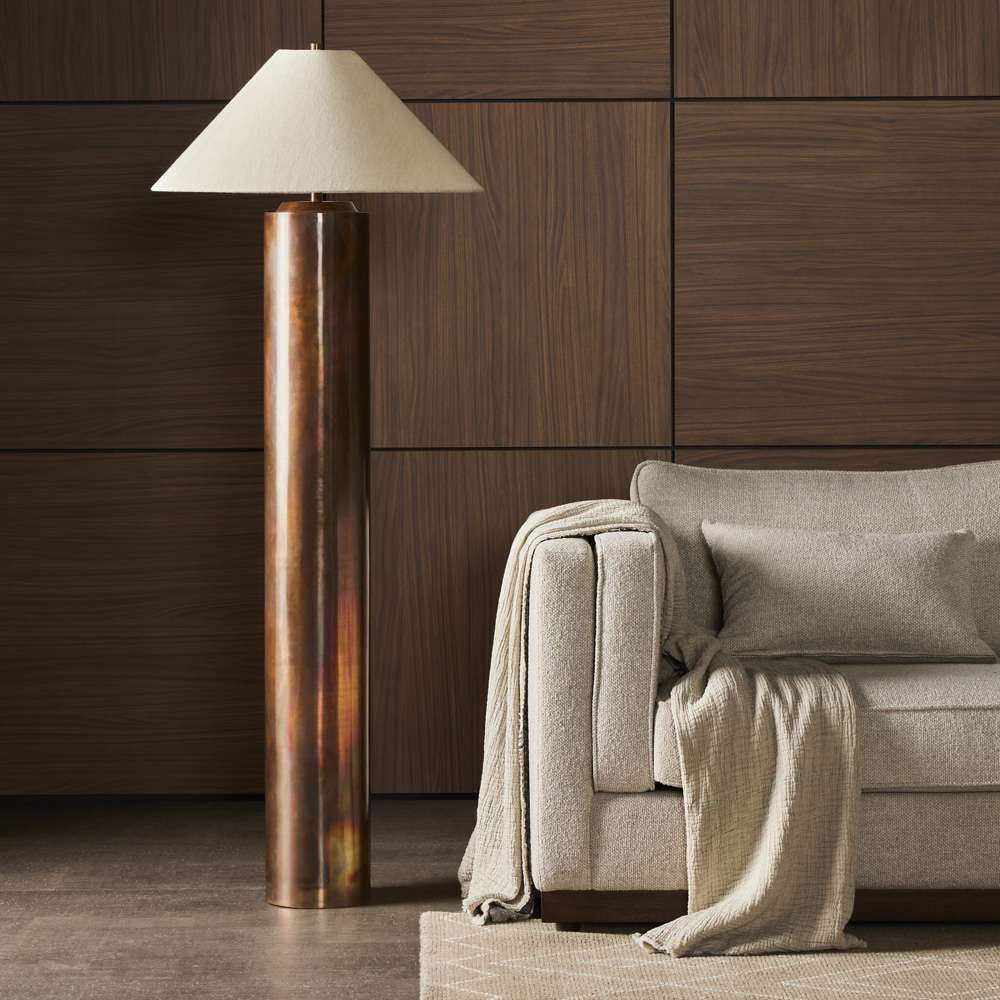 Four Hands - Asher - Seaton Floor Lamp - Iridescent Acid Wash - 234364-002 veiw 9