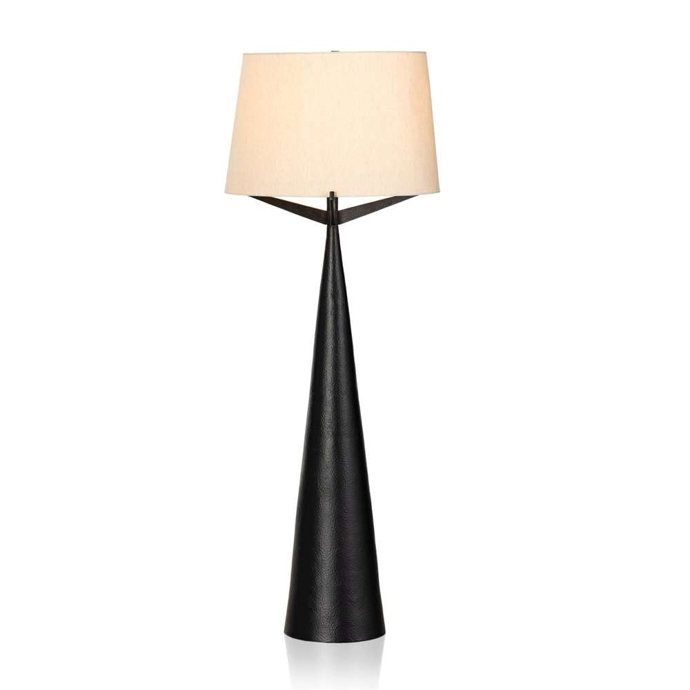 Four Hands - Asher - Ziggy Floor Lamp - Hammered Black Aluminum - 235073-001 veiw 8