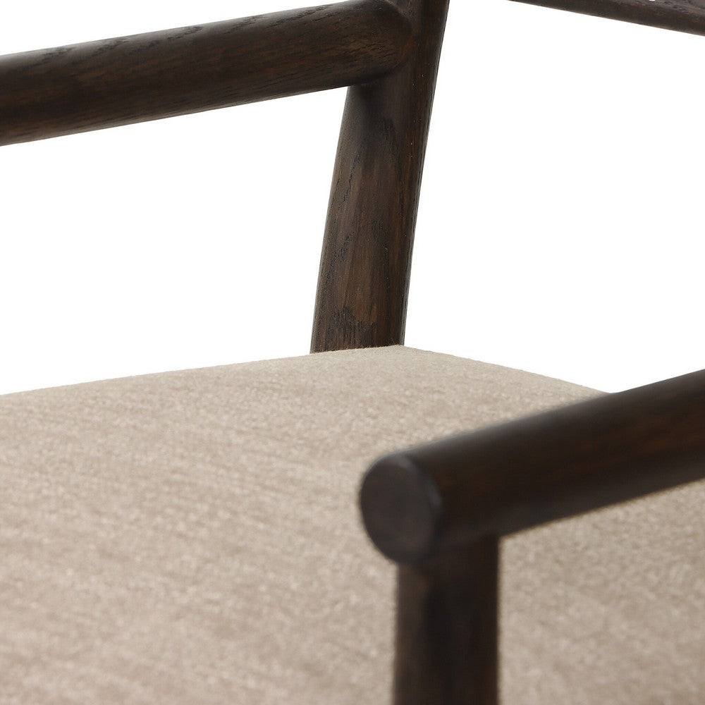 Four Hands - Ashford - Akiro Dining Armchair - Laken Stone - 245341-002_CLOSEOUT view 6