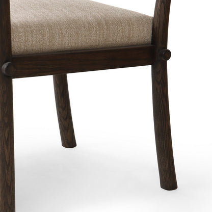 Four Hands - Ashford - Akiro Dining Armchair - Laken Stone - 245341-002_CLOSEOUT view 10