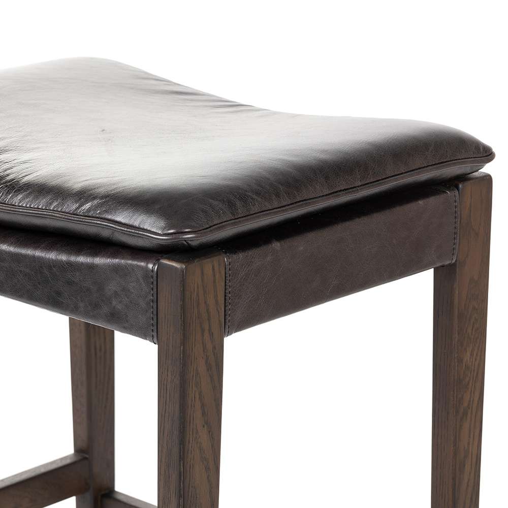Four Hands - Ashford - Aya Stool - Sonoma Black - Bar - 238907-003 veiw 3