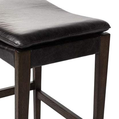 Four Hands - Ashford - Aya Stool - Sonoma Black - Counter - 238907-004 veiw 3