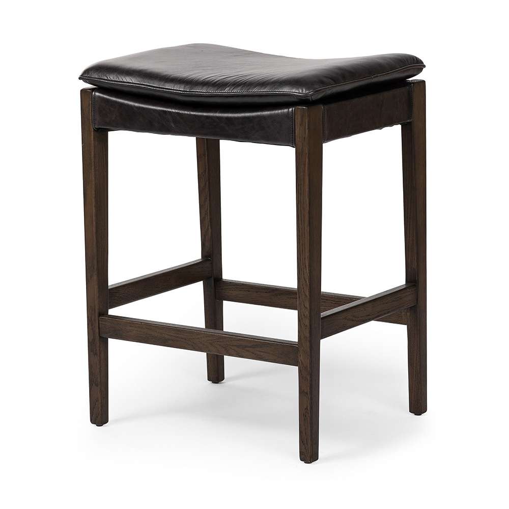 Four Hands - Ashford - Aya Stool - Sonoma Black - Counter - 238907-004 veiw 8