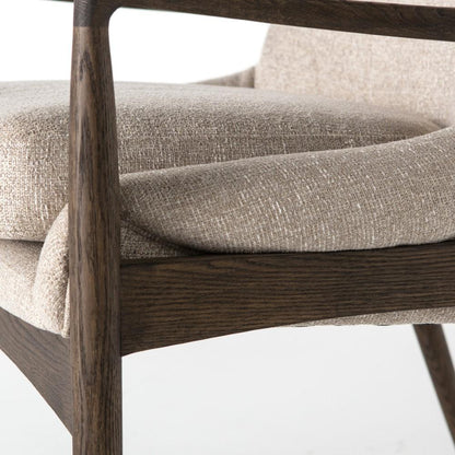 Four Hands - Braden Dining Arm Chair - Light Camel - 100075-004 veiw 6