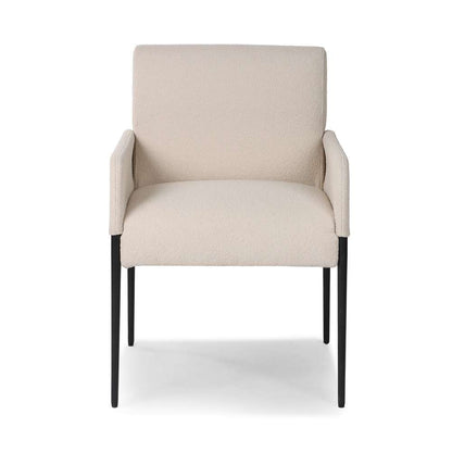 Four Hands - Ashford - Brickel Dining ArmChair - Fiqa Boucle Light Taupe - 235171-005 veiw 1