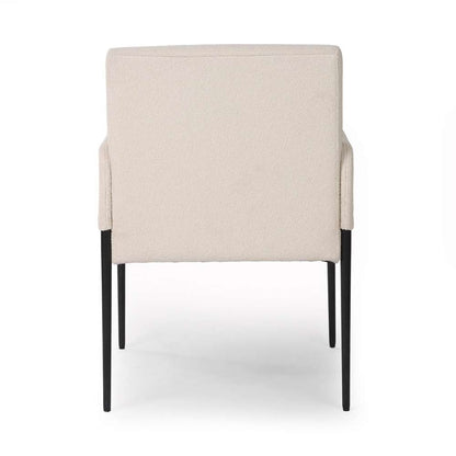 Four Hands - Ashford - Brickel Dining ArmChair - Fiqa Boucle Light Taupe - 235171-005 veiw 2