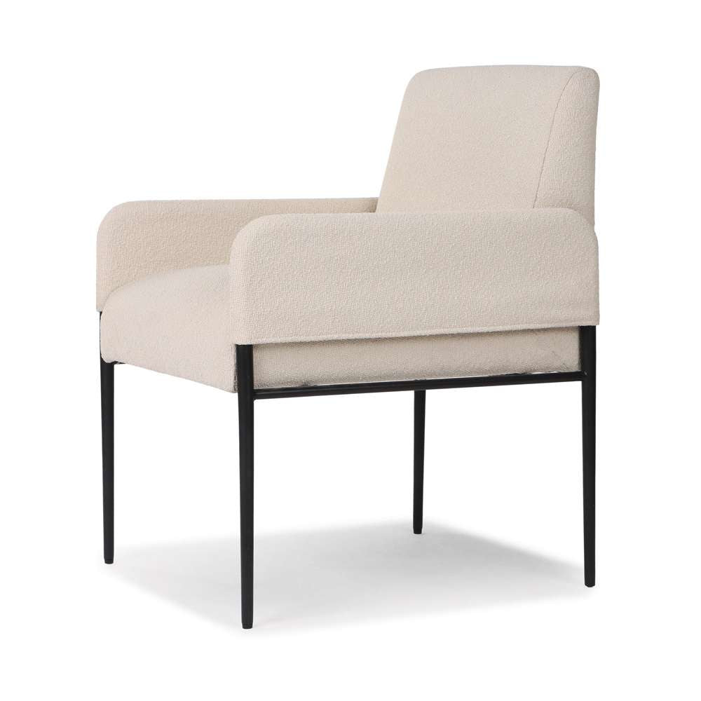 Four Hands - Ashford - Brickel Dining ArmChair - Fiqa Boucle Light Taupe - 235171-005 veiw 3