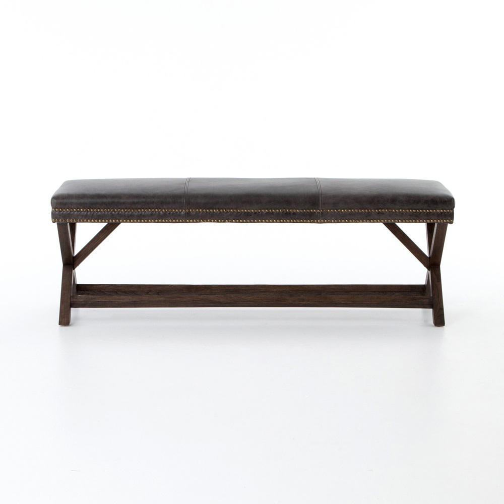Four Hands - Ashford - Elyse Bench - Durango Smoke - 105658-007 veiw 2