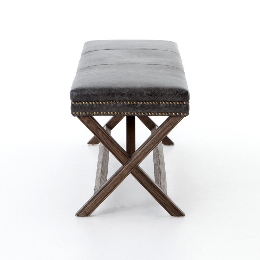 Four Hands - Ashford - Elyse Bench - Durango Smoke - 105658-007 veiw 3