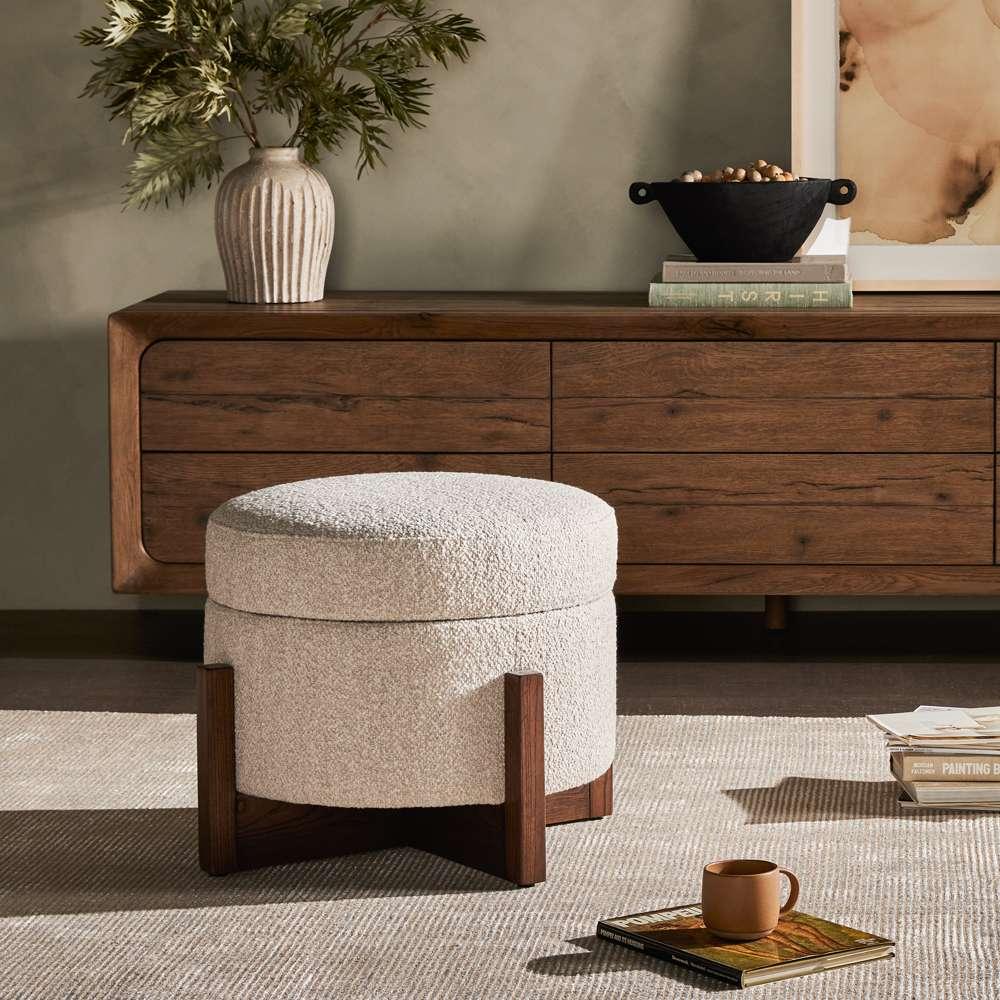 Four Hands - Ashford - Esben Storage Ottoman-25in-Sattley Fog - 231475-001 veiw 9