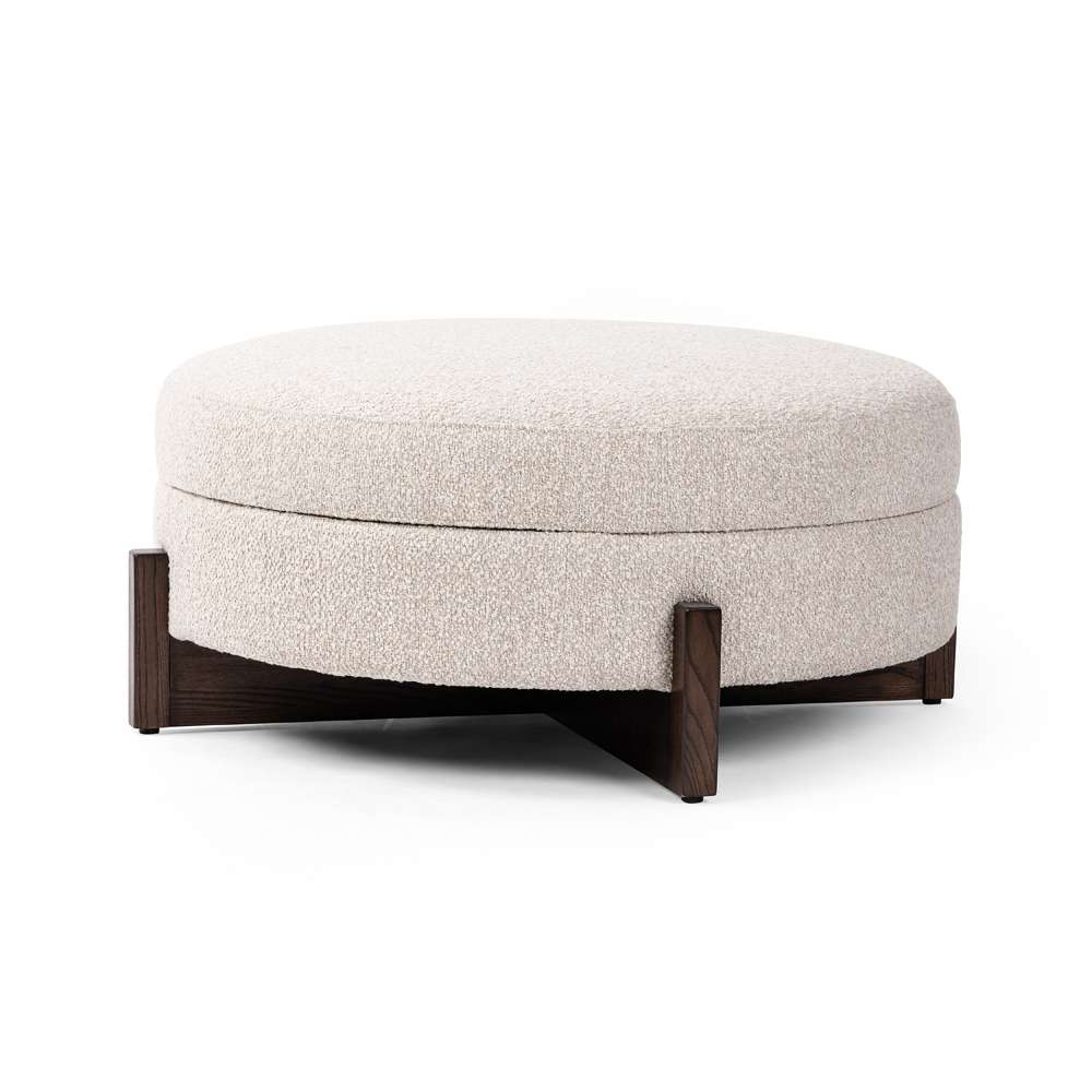 Four Hands - Ashford - Esben Storage Ottoman-36in-Sattley Fog - 231476-001 veiw 1