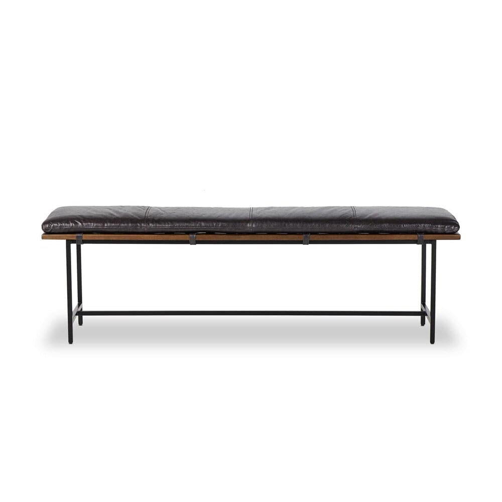 Four Hands - Ashford - Gabine Accent Bench - Sonoma Black - 108422-003 veiw 2