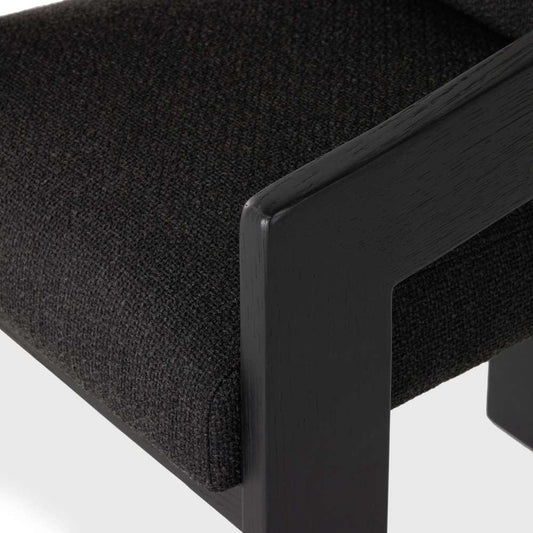 Four Hands - Ashford - Roxy Dining Armchair-Gibson Black - 236446-003 veiw 2