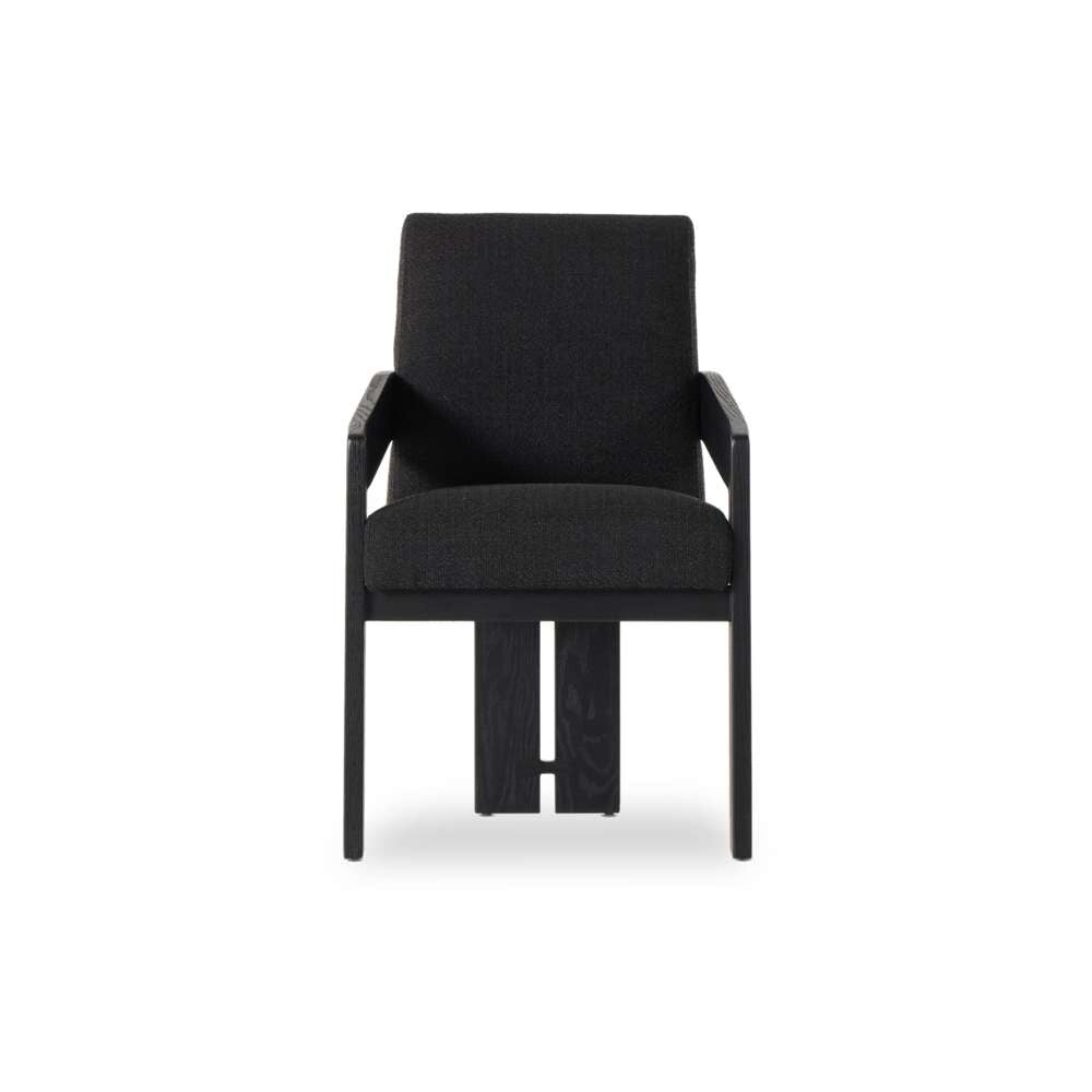 Four Hands - Ashford - Roxy Dining Armchair-Gibson Black - 236446-003 veiw 3