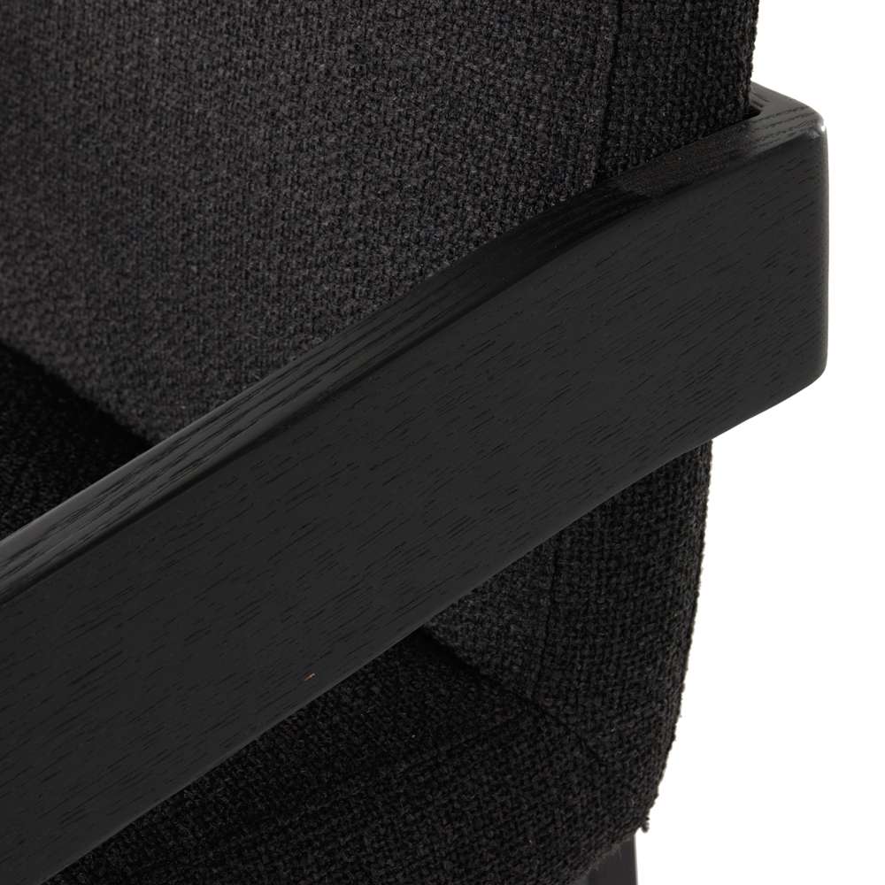 Four Hands - Ashford - Roxy Dining Armchair-Gibson Black - 236446-003 veiw 7