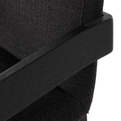 Four Hands - Ashford - Roxy Dining Armchair-Gibson Black - 236446-003 veiw 7