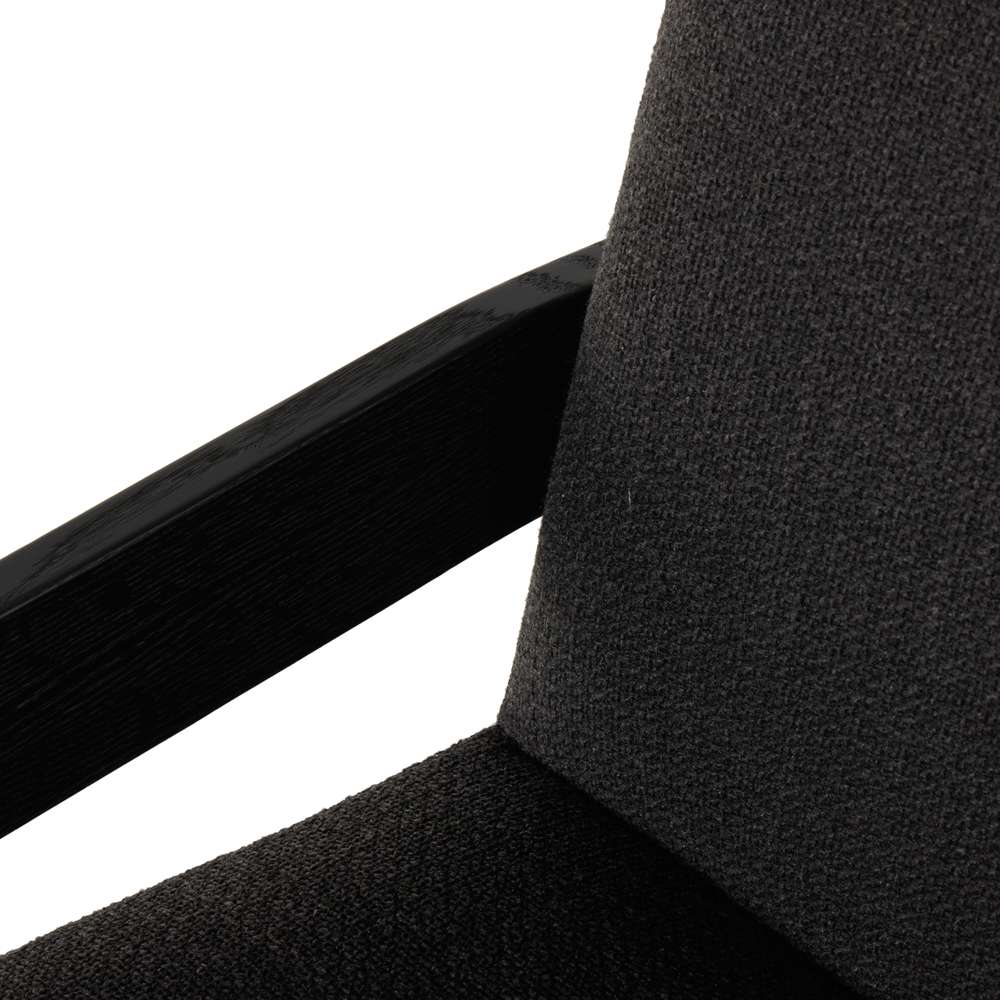 Four Hands - Ashford - Roxy Dining Armchair-Gibson Black - 236446-003 veiw 8