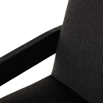 Four Hands - Ashford - Roxy Dining Armchair-Gibson Black - 236446-003 veiw 8