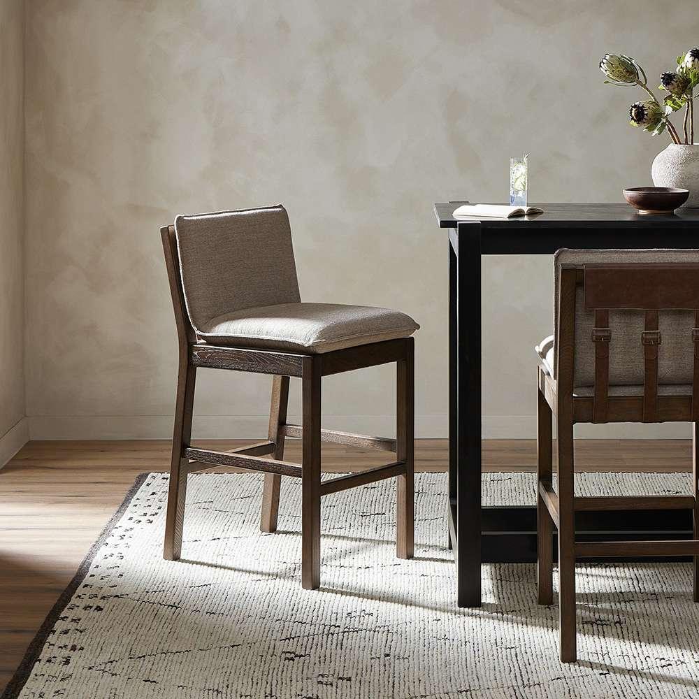 Four Hands - Ashford - Wilmington Stool - Alcala Fawn - Counter - 239692-002 veiw 9