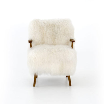 Four Hands - Ashland Armchair - Mongolia Cream Fur - 100637-002 veiw 6