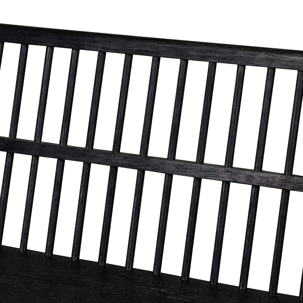 Four Hands - Aspen Bench - Black - 107652-011 veiw 2